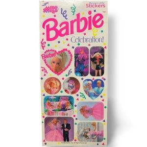 Vintage 90s Barbie Celebration Stickers - Unused Deadstock- Mello Smello/ Mattel